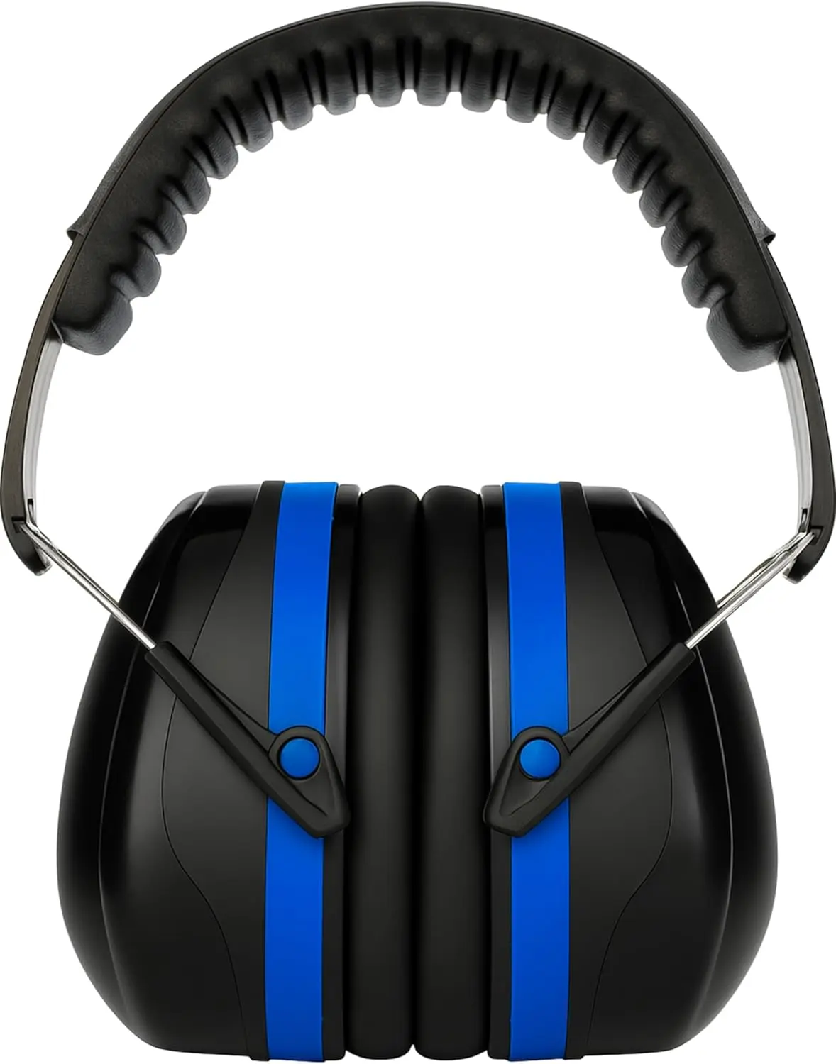 G & F Products Safety Ear Muffs, 34dB NRR Noise Reduction Hearing Protection with Adjustable Headband, Ear Protection for Shooting, Hunting, Mowing & Construction, Fits Adults & Kids, Black & Blue – Single or 2-Pack