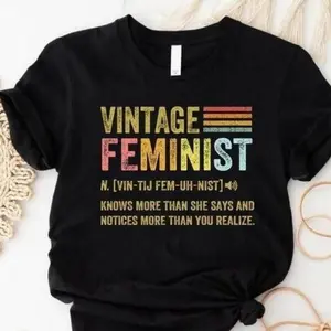Feminist Shirt, Feminism Gifts, Feminist Description Shirt, Empowered Women, Equality, Women Rights, Girl Power, Full Colors short n sweet outfits