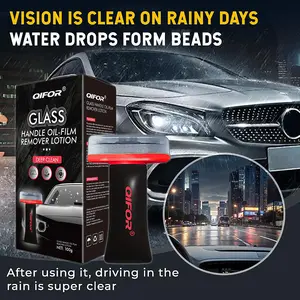 QIFOR Window Oil Film Cleaning， Automotive Handheld Oil Flmr  Cream,Glass Decontamination Without Traces,Fast Cleaning, Compact And Easy To Cary-100g Degreaser Cleaner