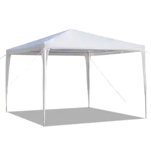 Party Ready in 60 Seconds!  10'x10' Heavy Duty Pop-Up Canopy – Waterproof & UV50+ Gazebo for Weddings, BBQs & Markets (One-Person Setup)