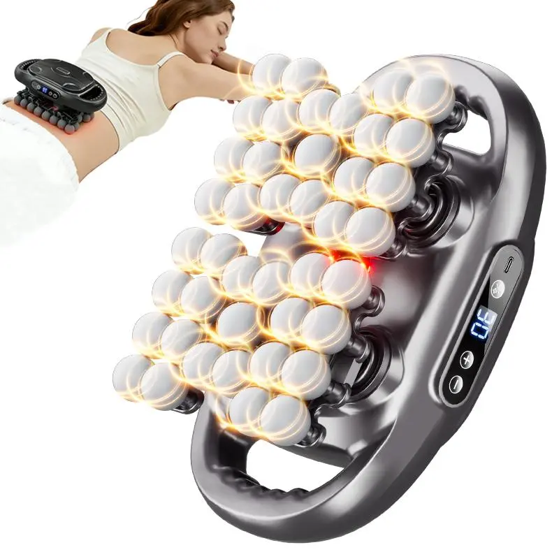 Quiet Deep Tissue Percussion Massage Gun for Back and Shoulder Relief, Handheld Electric Massager with 9 Operating Modes and 30 Speeds for Gentle Relaxation, 2000mAh Battery Gift, Daily