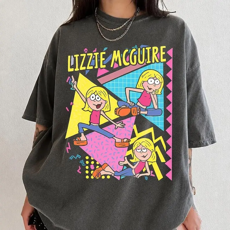 Comfort Colors® Lizzie McGuire Shirt, 90s Cartoon T-Shirt, Soft Cotton Apparel Fit Top