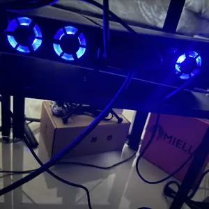 PS5 Slim fan,PS5 slim/fan,PS5 All models Cooling Fan with LED Light - Silent USB Temperature-Controlled External Cooler for PS5 New Slim Console, Cooling Products, Gaming Accessory, Silent Cool,back to school,back to school haul