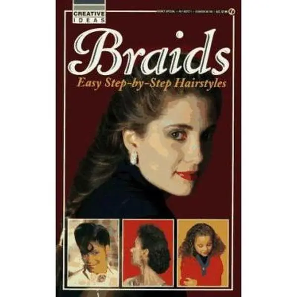 Used Braids Tutorial Book: Easy Step-By-Step Hairstyles, Creative Ideas by Mary Beth Janssen-Fleischman (Paperback, Readable Guide)