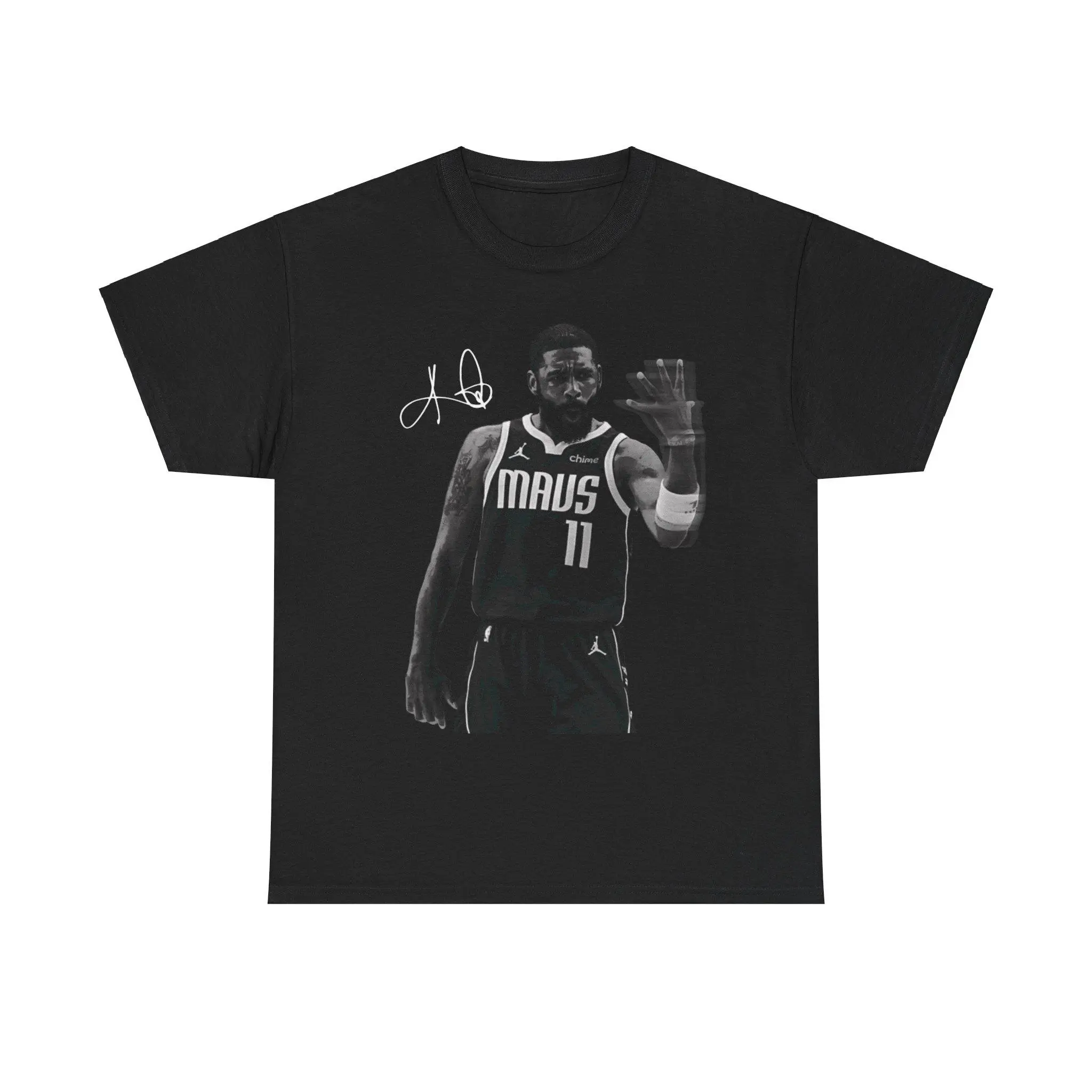 Men's Kyrie Fan Basketball Graphic Shortleeve T-Shirt - Sustainable, Durable, Soft Cotton Fabric, Casual Unisex Streetwear Crewneck Menswear Top
