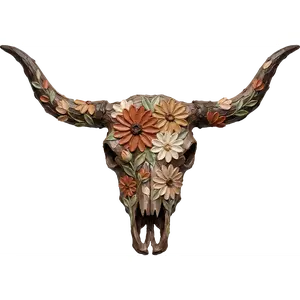 DTF Transfer – Paint Cow Skull Multi Sizes (CO-CS001)