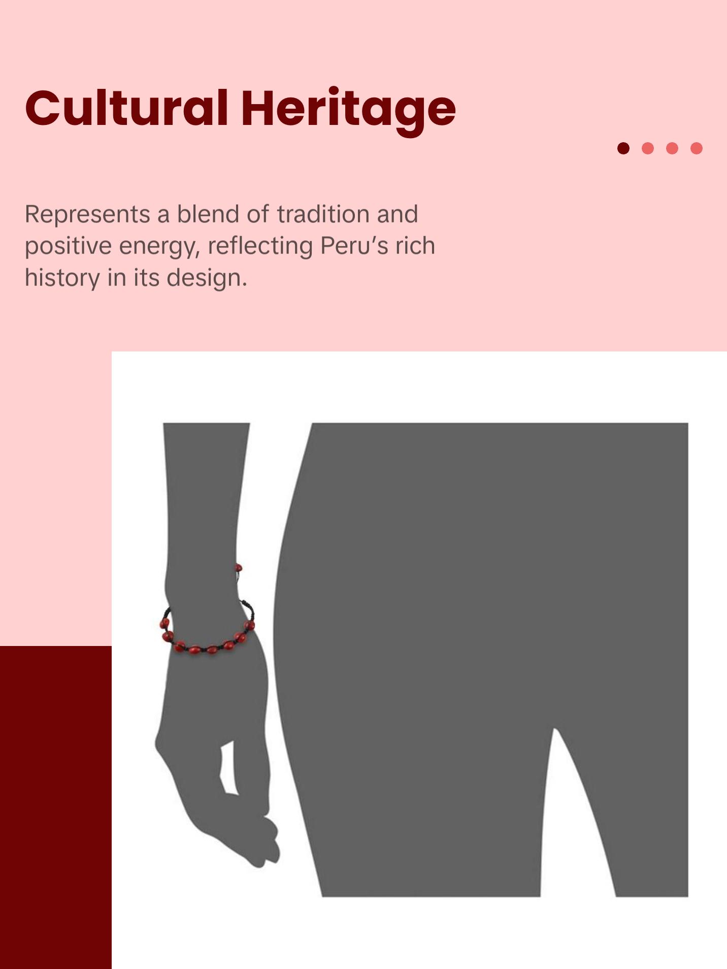 Adjustable Macramé Good Luck Bracelet – Handmade with Huayruro Seeds