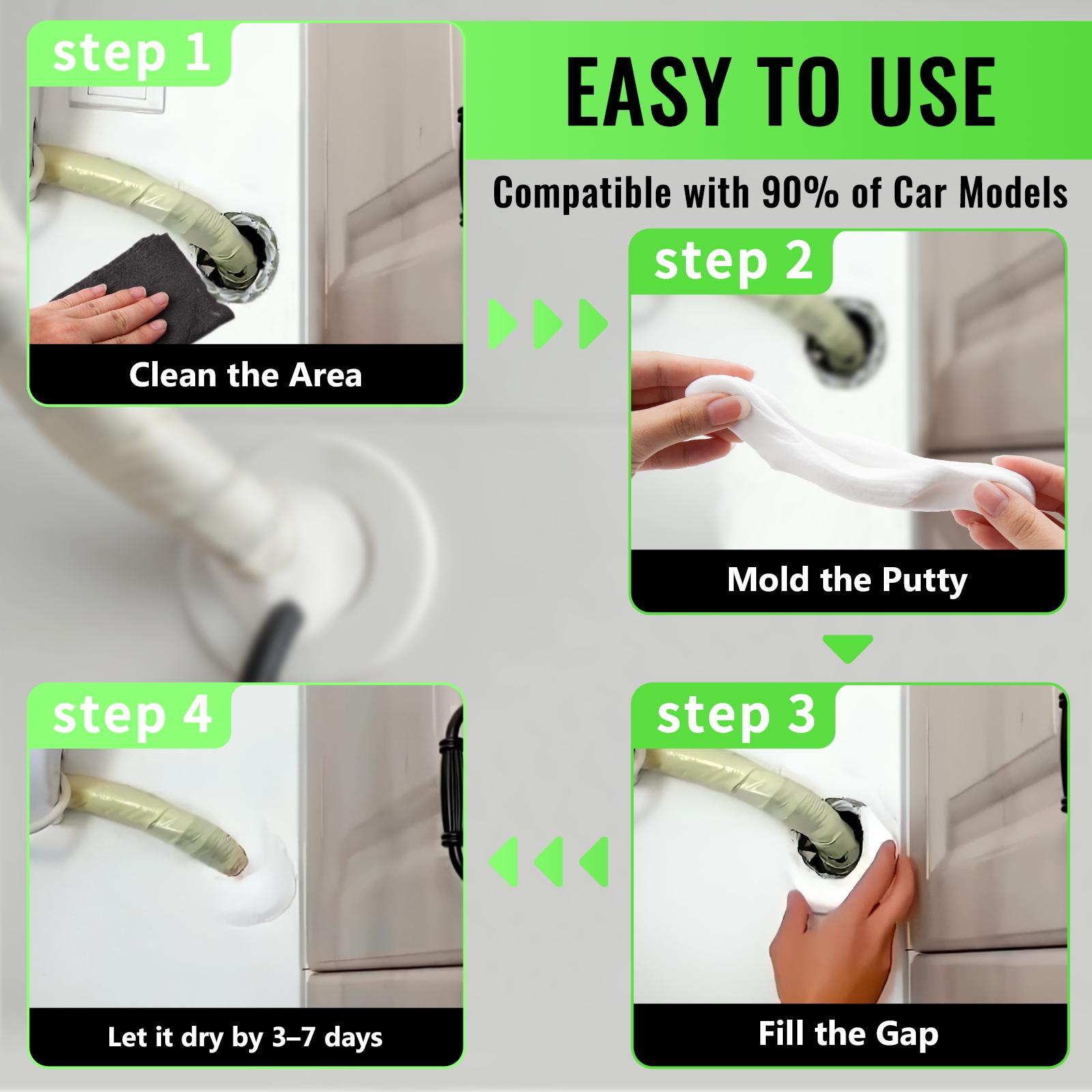 Waterproof Sealant Mastic Repair Wall Holes for Wall Hole , Drain Connection, Quick Mending Mud, Air Conditioning Hole Waterproof Seal Putty 5 Counts