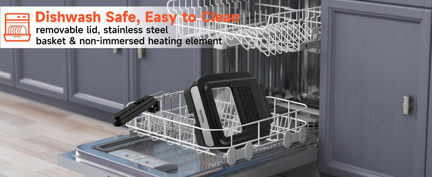 Pukomc 1.5L/2.5L Electric Deep Fryer – Fast Heating, Cool-Touch Exterior, Nonstick Basket, Easy Clean, Oil Capacity for Home Use Pukomc 1.5L/2.5L Electric Deep Fryer – Fast Heating, Cool-Touch Exterior, Nonstick Basket, Easy Clean, Oil Capacity for Home Use