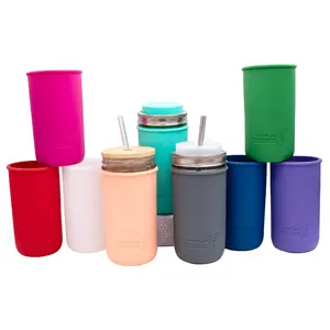 Silicone Sleeve for Pint & a Half 24oz Ball Mason Jars