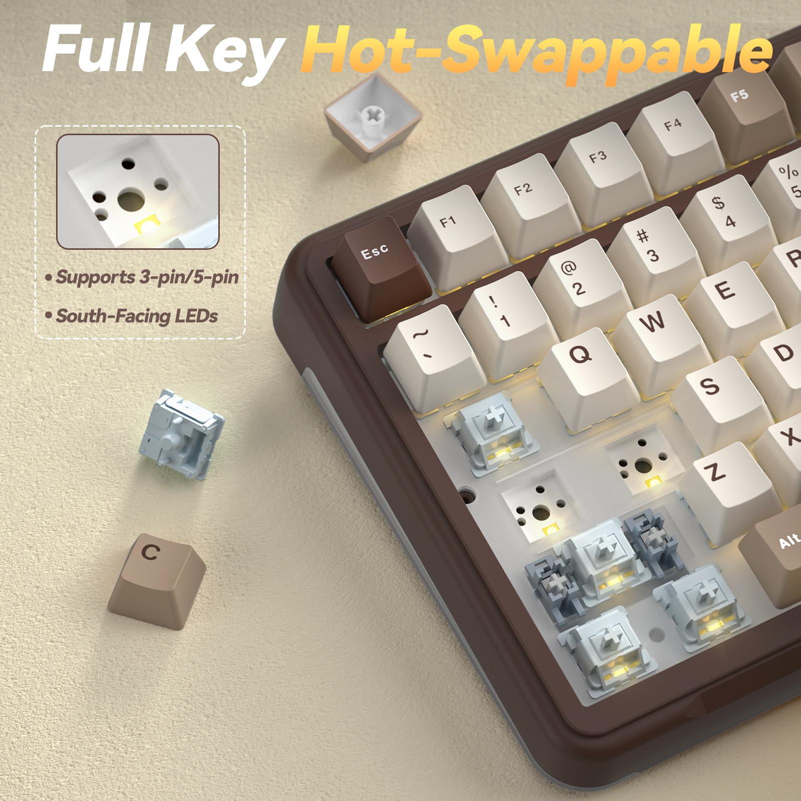 Solakaka A99 Pro Series Wireless Computer Keyboard with LCD Screen&Knob Solakaka A99 Pro Series Wireless Computer Keyboard with LCD Screen&Knob