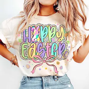 [Sale Up To 50%] Happy Easter Brushstroke bunny easter T-Shirt