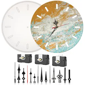 Large Round Clock Resin Mold-Silicone epoxy mold,DIY Art Craft for beginners,DIY Craft Supplies for Home Decoration,Gift Making,Decorating Homedecor