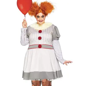Plus Creepy Clown Costume