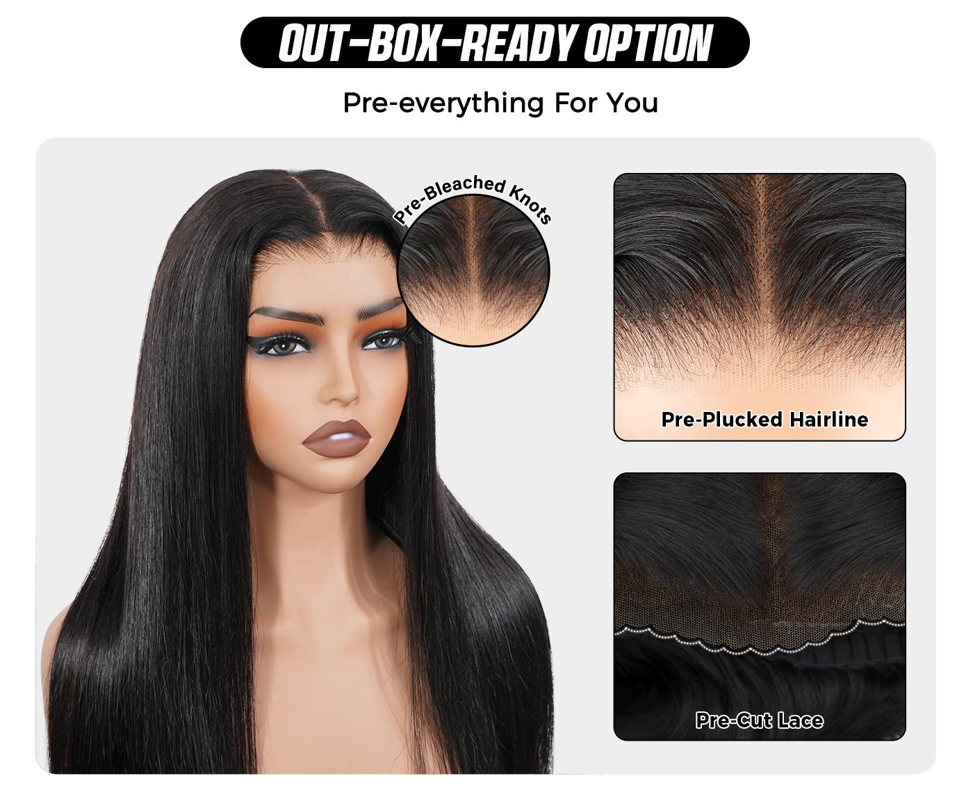 OQ HAIR Glueless 13x6 Burmese Curly Wig All Day Comfort Lace Wig Pre Plucked Pre Bleached Pre Cut Ready To Go Wig Drawstring Cap