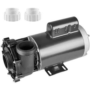 VEVOR 2 Speed SPA Pump,  , 56-Frame, AC220-240V Hot Tub SPA Pump, 3HP/200GPM/65.61ft High Speed or 0.4HP/100GPM/16.07ft Low Speed, 2" Port 90° Rotational Interface for Hot Tub, Tested to UL Standards