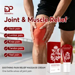 DoctorPro Joint Pain Relief Massage Cream Repair Therapeutic Cream for Knee Lumbar Neck Foot and Hand for Muscle Relief and Pain Management Contains Natural Plant Ingredients