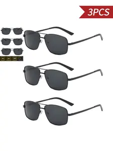 Classic Aviator Sunglasses for Men Women - UV400 Protection, Lightweight Metal Frame, Comfortable Nose Pads - Ideal for Driving, Beach & Outdoor