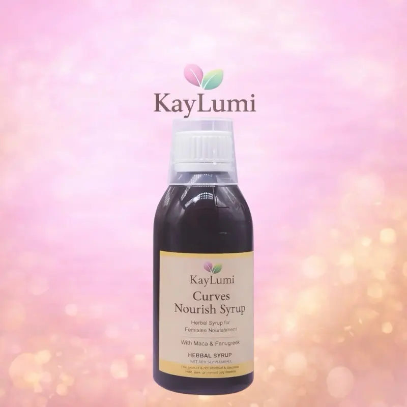 KayLumi Curves Nourish Syrup – Herbal Blend with Maca & Fenugreek – 200ml Dietary Supplement