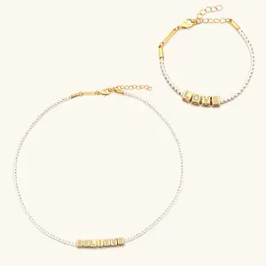 Little Words Project - BOLDER Collection – Gold-Plated CZ Letter Jewelry, Statement Word Bracelets & Necklaces