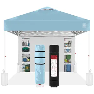 Best Choice Products 10x10ft Easy Setup Pop Up Canopy, Portable Tent w/ Side Wall, 1-Button Push, Case Best Choice Products 10x10ft Easy Setup Pop Up Canopy, Portable Tent w/ Side Wall, 1-Button Push, Case