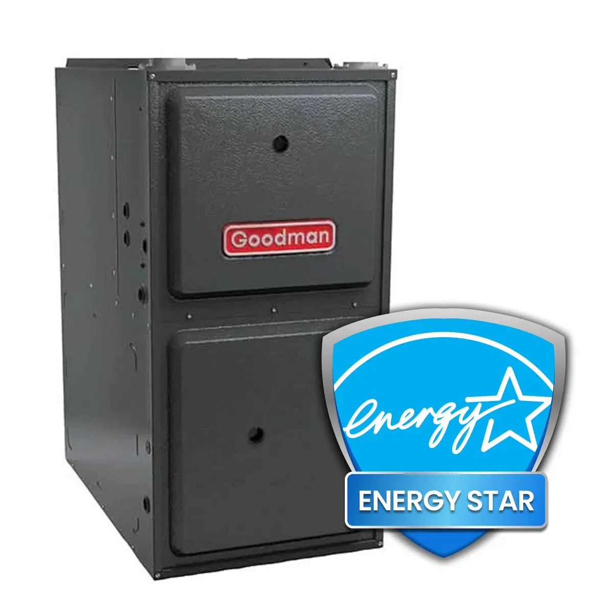 Goodman 120,000 BTU 96% AFUE Single Stage Gas Furnace, Upflow/Horizontal, 24.5″ Wide