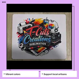 T-Cuts Creations Mousepad - Handmade Custom Design with Sublimation Printing for Vibrant Colors Perfect for Home Office & Workspaces