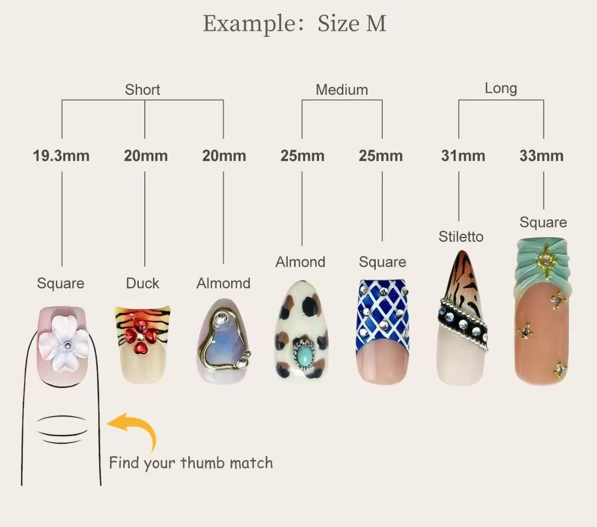 Tessa--5~~15 Bags Handmade Nails Open InLive Crystal LiveRoom