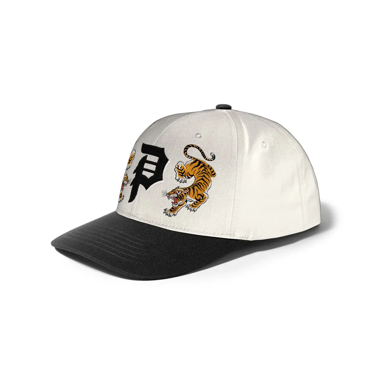 PRIMITIVE APPAREL Big City A-Frame Casual Snapback Cap | Cotton Twill Hat with Felt Applique and Flat Satin Embroidery, Adjustable Snapback, Casual Trendy Hat, Classic Cotton Snapback