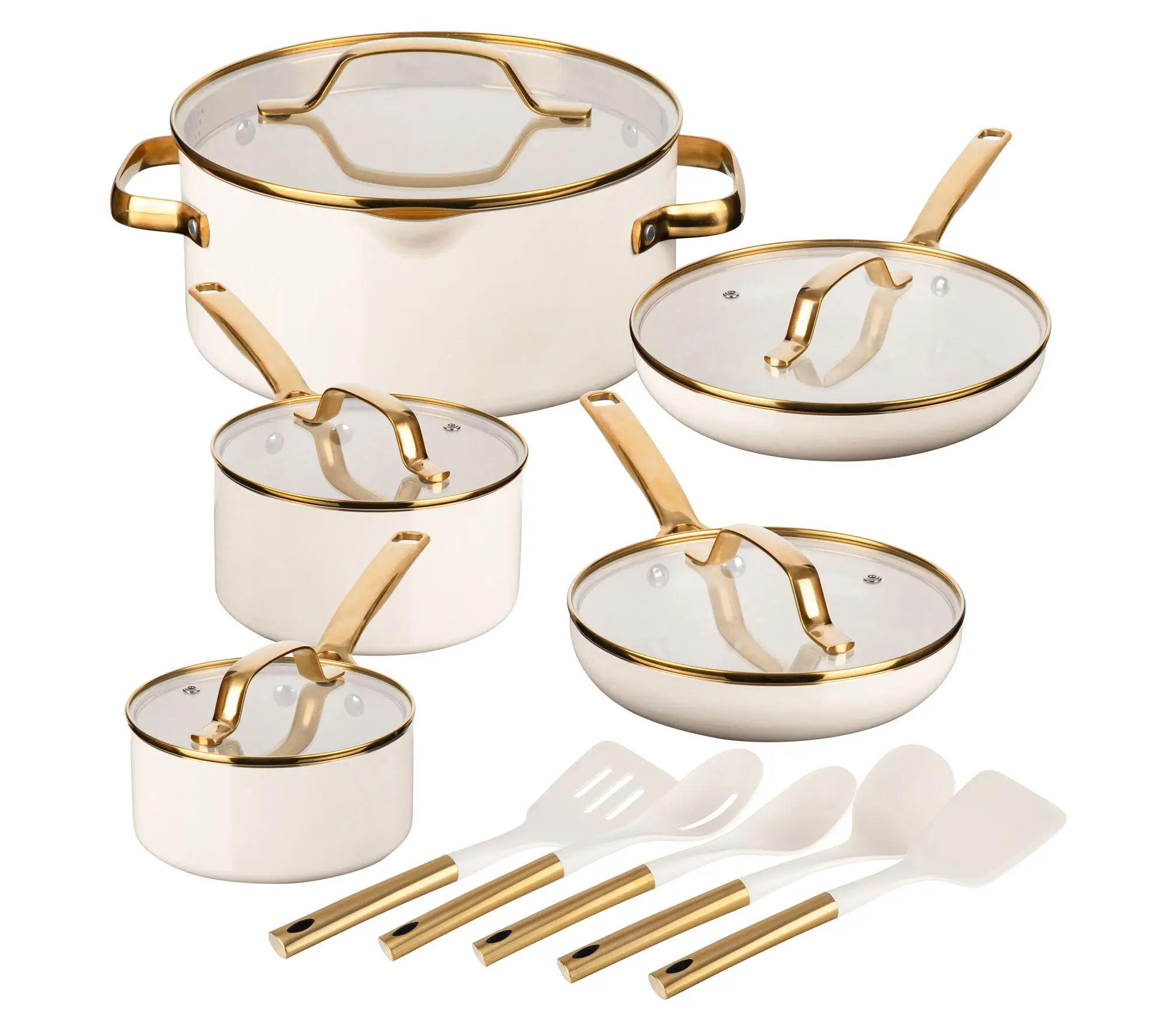 Gotham Steel Modern Collection 15-Piece Ceramic Cookware Set