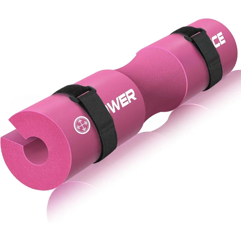 Barbell Squat Pad -  &  Protective Pad -  for Squats, Lunges,  Thrusts, Weight Lifting & More - Fit Standard and Olympic Bars Perfectly