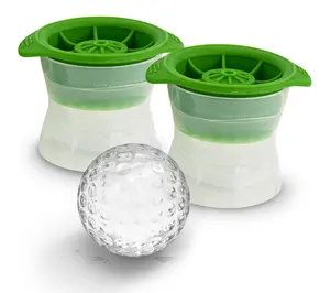 Tovolo Set of 2 Gold Ball Ice Mold