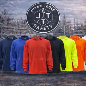 4Pc ST 909 Men's Long Sleeve Casual Shirt Outdoor & Indoor Use Sportswear Hoodie