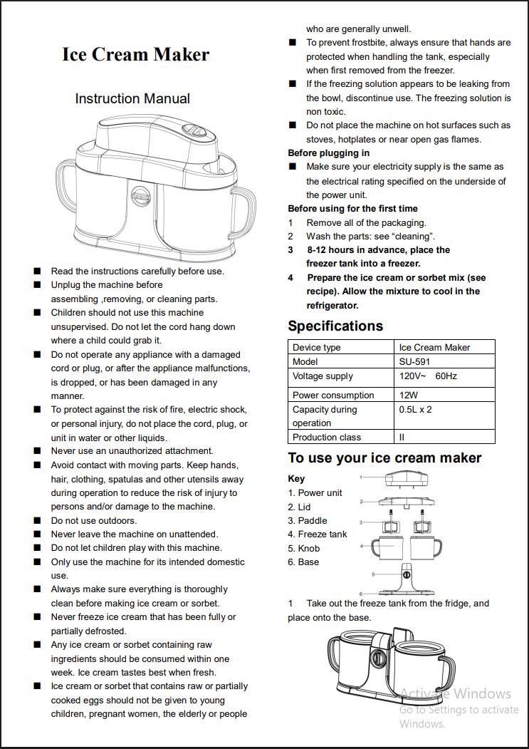 1L Dual-Bowl Ice Cream Maker – CreamyDelight , Effortless Homemade Ice Cream, Frozen Yogurt & Smoothies, Easy-Clean Detachable Cups, Perfect Gift for Any Occasion.(“Please review the User Manual provided at the end of the description.”) 1L Dual-Bowl Ice Cream Maker – CreamyDelight , Effortless Homemade Ice Cream, Frozen Yogurt & Smoothies, Easy-Clean Detachable Cups, Perfect Gift for Any Occasion.(“Please review the User Manual provided at the end of the description.”)