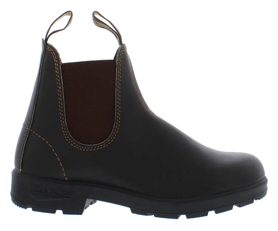 Blundstone Unisex Leather Chelsea Ankle Boots - Comfortable Elastic-Sided Slip-On Walking Footwear for Casual Use