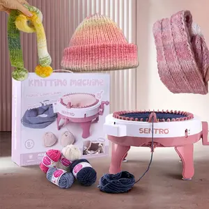 Knitting Automatic 40/48 Needle Knitting Machine | Easter Gifts Crochet Machine for DIY Handicraft Knitting Tool for Hat, Scarves, Gloves, Socks