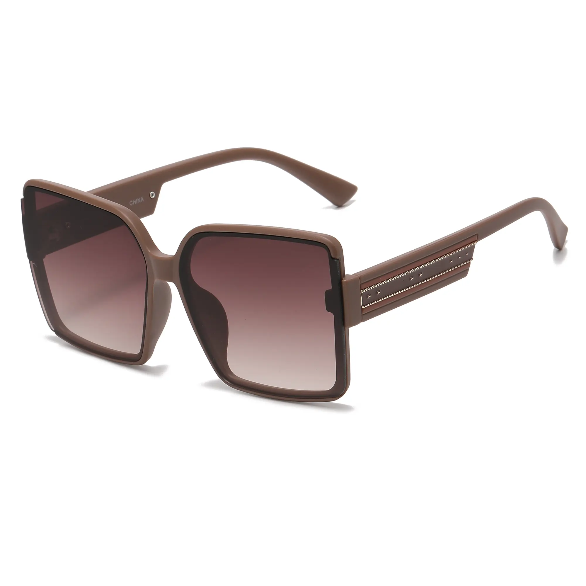 Oversized Square Sunglasses for Women, Retro Butterfly Gradient Lens Eyewear, Big Frame Fashion Sun Glasses, Vintage 70s Style UV400 Shades