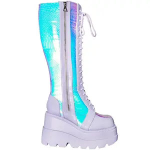 Fairy Kiss Hi Lavender Platform Boots