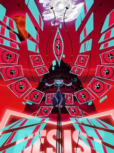 Hazbin Hotel Character Tapestry - Anime Merchandise Decorative Wall Hanging