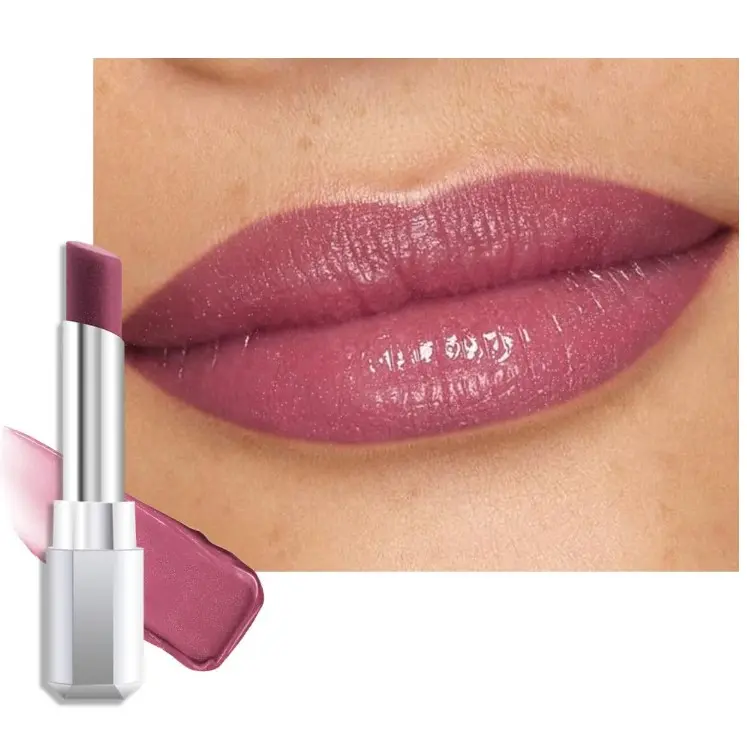 evpct Mauve Honey Lipstick Tinted Lip Balm, Moisturizing Tinted Lip Oil Stick Lipstick for Older Women, Sheer Lightweight Hydrating Nourishing Shine Tinted Lip Balm Color Gloss Tint Stain, 07 Mauve