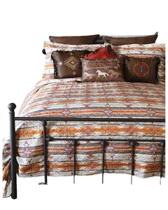 Carstens Home Unisex Wrangler Amarillo Sunset Twin Quilt Set 3-Piece - Jw267