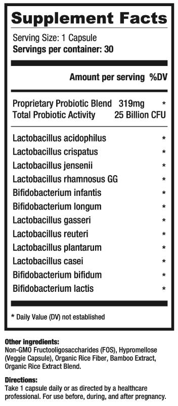 Mama Natural Prenatal Probiotic for Women – 25B CFU - Gut & Immune Support for Pregnancy, Breastfeeding & Postpartum Mama Natural Prenatal Probiotic for Women – 25B CFU - Gut & Immune Support for Pregnancy, Breastfeeding & Postpartum