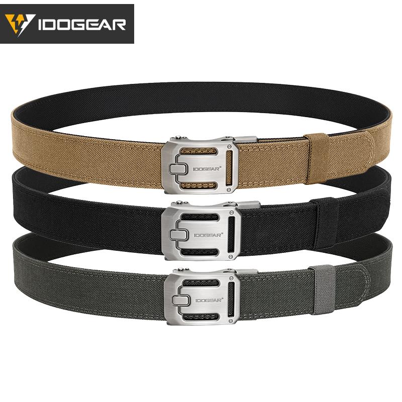 IDOGEAR 1.5" Ratchet Nylon Belt with Adjustable Metal Buckle Tactica Quick-Release Reinforce CCW Belt 3447 SpringStatements