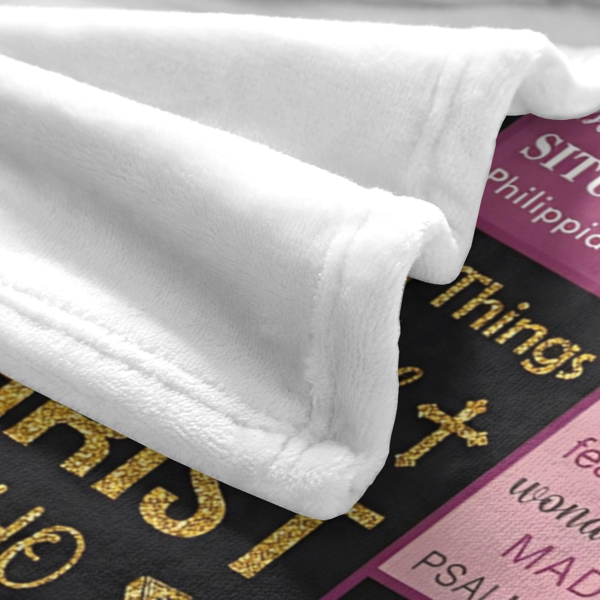 Christian Gifts for Women, Christian Baptism Gifts, Baptism Gifts for Girls, Religious Gifts, Inspirational Gifts for Women, Confirmation Gifts for Teen Girls, Religious Christian Blanket 60" X 80", Printed on One Side, Valentines Gifts for Women Men Christian Gifts for Women, Christian Baptism Gifts, Baptism Gifts for Girls, Religious Gifts, Inspirational Gifts for Women, Confirmation Gifts for Teen Girls, Religious Christian Blanket 60" X 80", Printed on One Side, Valentines Gifts for Women Men