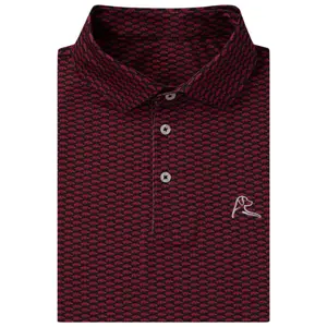 Arkansas Wooo Pig Sooie Polo for Men – NCAA Razorbacks Football Fan Apparel, Athletic Breathable Golf Shirt