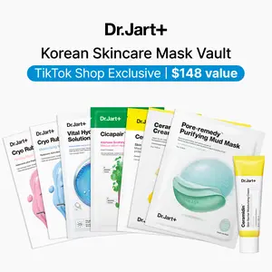 DR.JART+ Korean Skincare Mask Vault, Moisture-Boosting Soothing Cream Mask with Intensive Hyaluronic Acid Hydration