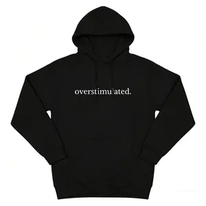 Overstimulated Hoodie T-shirt, Overstimulated Sweatshirt, Anxiety Sweatshirt, Anxious Sweater, Funny Sweatshirt, My Tummy Hurts,  Mom Gift,  Fall Clothes, Fashion Women's Top for Daily Wear, Womenswear