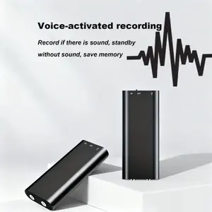 1pc Professional Voice Activated Digital Recorder, 8/16/32GB High Definition Noise Canceling MP3 Player, Ultra Thin Portable Recording Pen for Business Meetings, No Battery Included