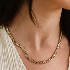 The Bejeweled Adjustable Necklace | Waterproof, Tarnish Resistant, Hypo-Allergenic