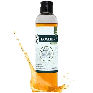 Flaxseed Oil Cold-Pressed | Pure Omega-3 ALA Source | Edible